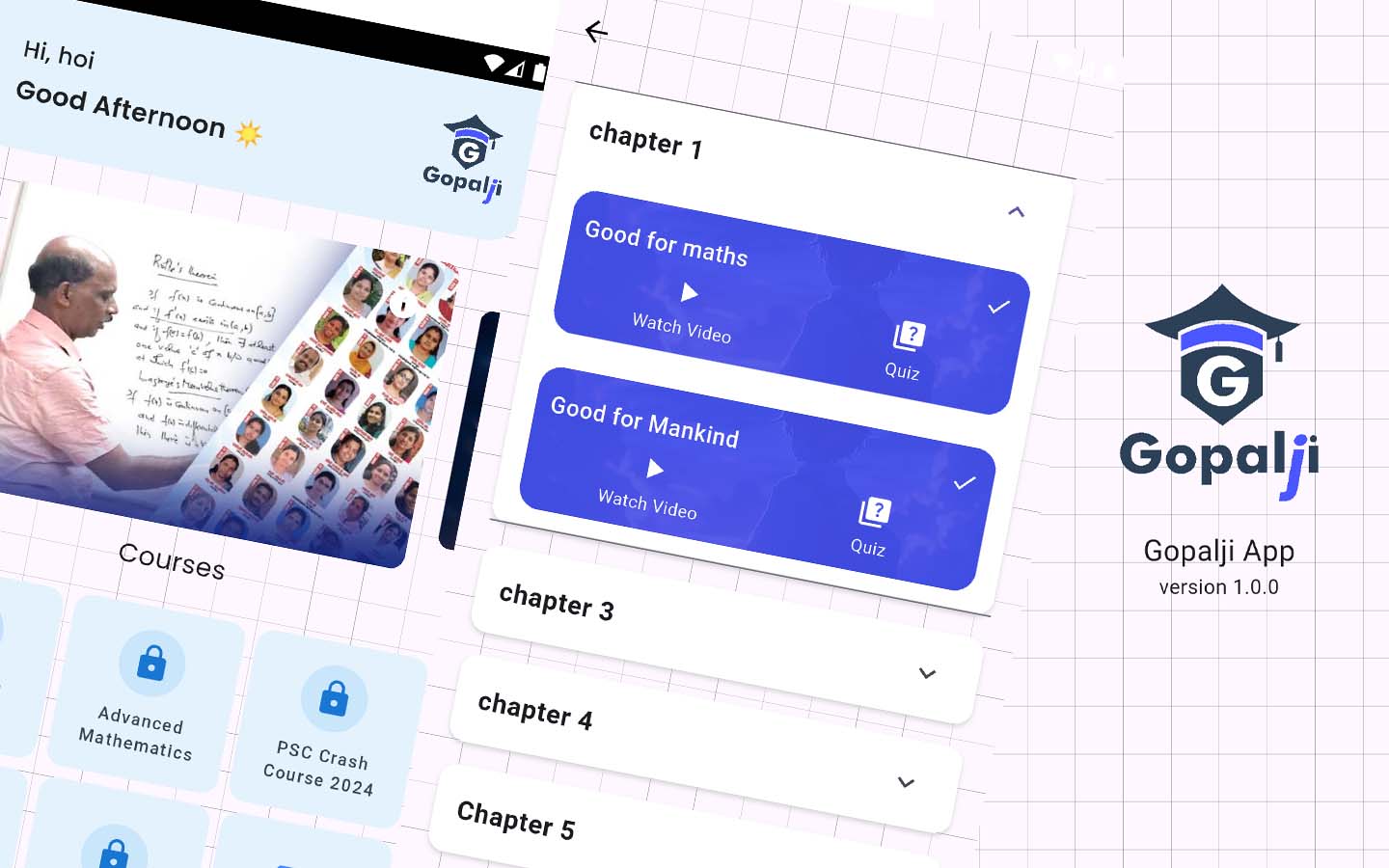 Gopalji App - Mobile App · EdTech