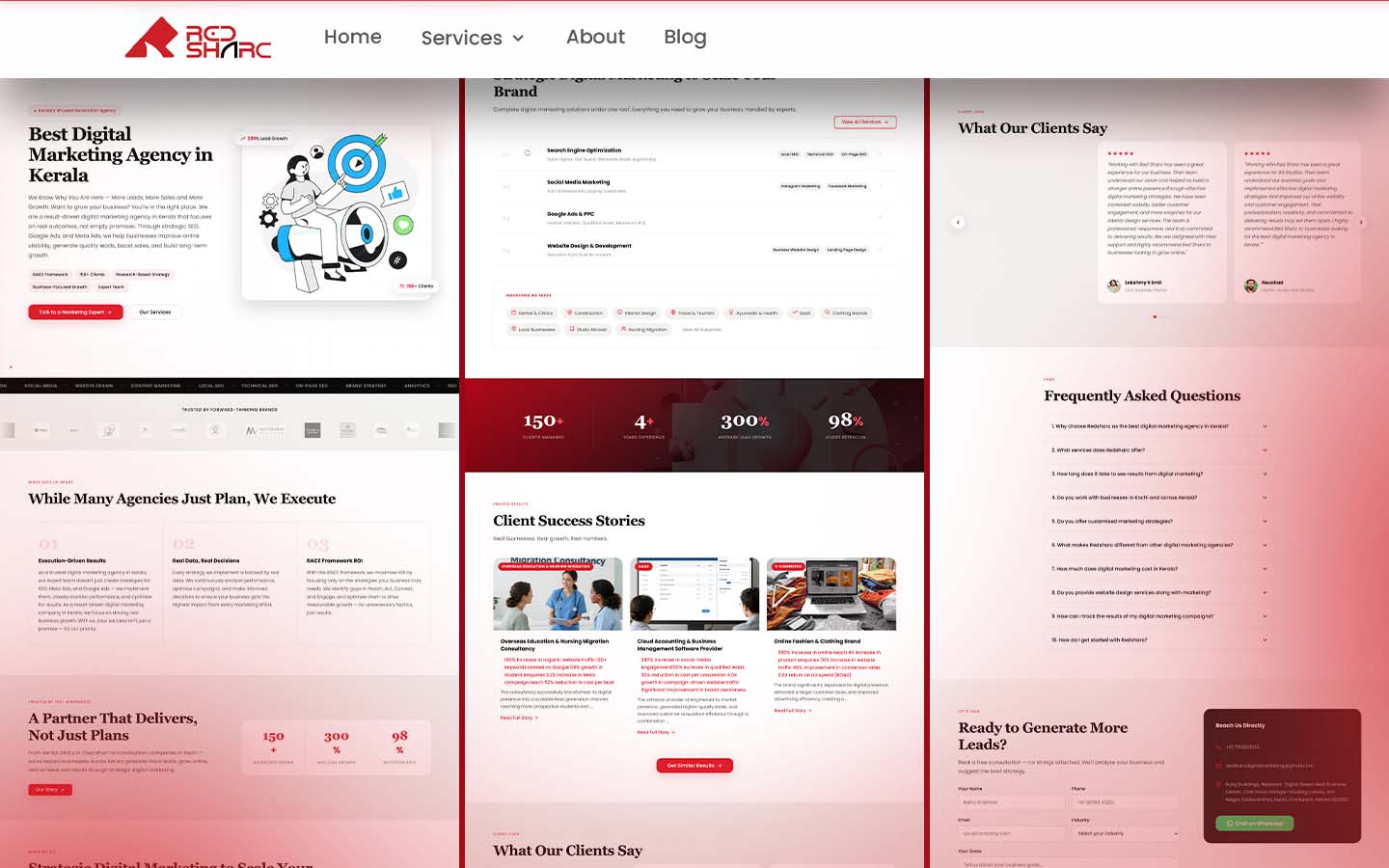 Redsharc - Website · Agency